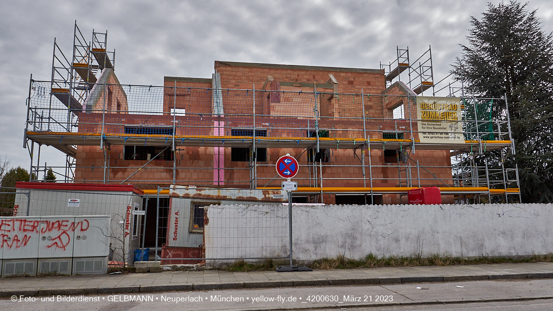 21.03.2023 - Baustelle und Wohnanlage Niederalmstraße 16
